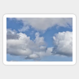 Blue sky with white clouds Sticker